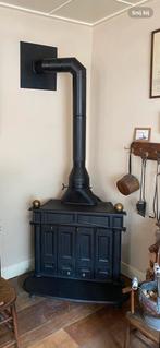 Franklin houtkachel, Huis en Inrichting, Kachels, Ophalen, Gebruikt, Houtkachel, Vrijstaand