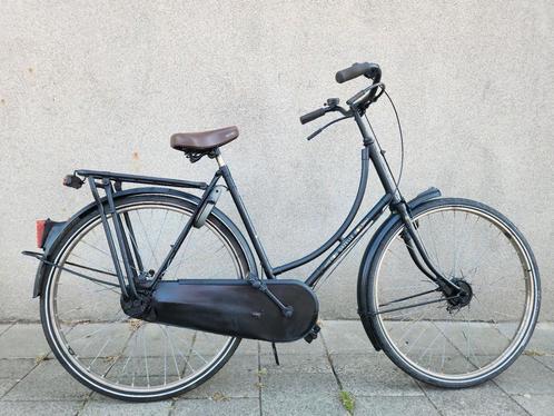 VERKOCHT | Gazelle Locomotief 28inch Omafiets Frame 57cm, Fietsen en Brommers, Fietsen | Dames | Damesfietsen, Gebruikt, Gazelle