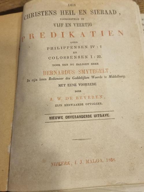 Ds. B. Smytegelt. Des Christen heil en sieraad., Boeken, Godsdienst en Theologie, Gelezen, Christendom | Protestants, Ophalen of Verzenden