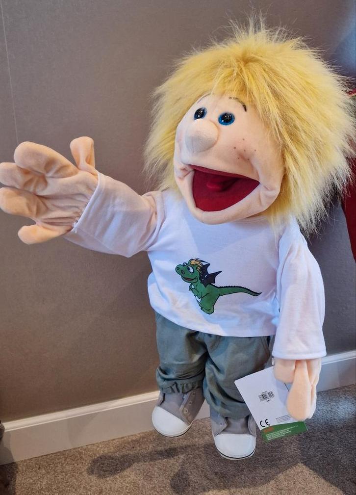 Living Puppets Handpop Laurenz - Nieuw! 65cm, Kinderen en Baby's, Speelgoed | Poppen, Nieuw, Overige typen, Ophalen of Verzenden