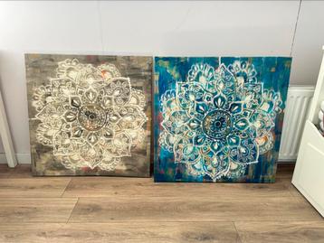 Mandala schilderijen beschikbaar voor biedingen