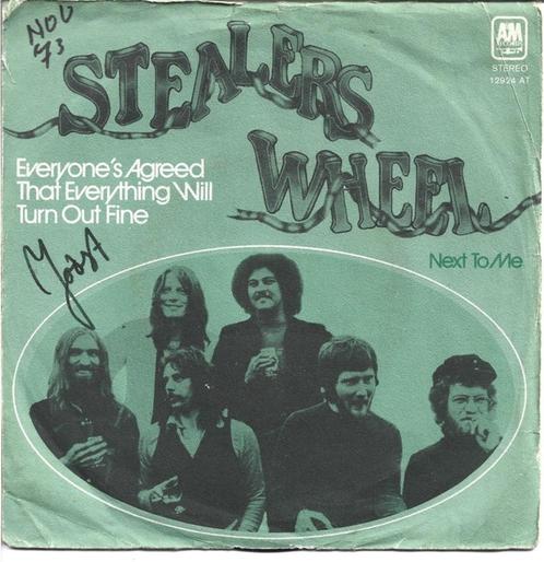 Stealers Wheel - Everyone's agreed that everything wil turn, Cd's en Dvd's, Vinyl Singles, Gebruikt, Single, Pop, 7 inch, Verzenden