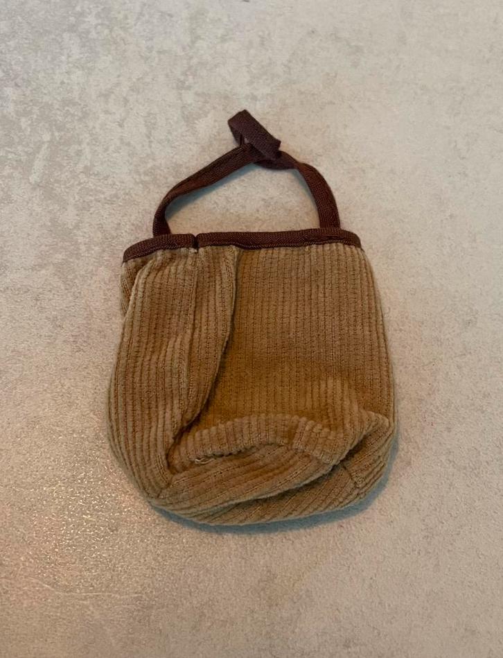 Sindy of fleur tasje bruin jaren 70/80, Verzamelen, Poppen, Gebruikt, Accessoires, Ophalen of Verzenden