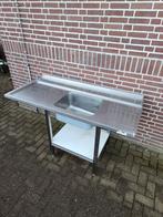 Rvs spoeltafel spoelkeuken wasbak, Huis en Inrichting, Ophalen, Gebruikt, 150 tot 200 cm, Minder dan 100 cm