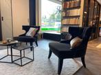 ETALAGE UITVERKOOP - Fauteuil 2 stuks - zwart, Ophalen, Hout, 75 tot 100 cm, Zo goed als nieuw