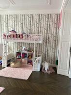 Oliver forniture (wood loft bed with benches), Huis en Inrichting, Ophalen, 100 cm, Hoogslaper, Eenpersoons