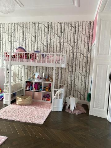 Oliver forniture (wood loft bed with benches) beschikbaar voor biedingen