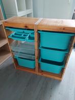 2 trofast kasten incl. bakken, Ophalen, Gebruikt, 25 tot 50 cm, Minder dan 100 cm