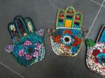 Marokkaanse hand fatima fatma hamsa mozaïek wanddecoratie, Verburgt Vintage, Nieuw, Ophalen of Verzenden, https://verburgtvintage.nl/#contact