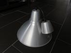 Grote industriele aluminium hanglamp IKEA doorsnede 38cm, Ophalen of Verzenden, Gebruikt, Metaal, Minder dan 50 cm
