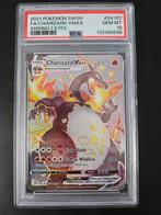 Charizard Vmax SV107 PSA 10, Hobby en Vrije tijd, Verzamelkaartspellen | Pokémon, Ophalen of Verzenden, Zo goed als nieuw, Losse kaart