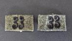 Originele set Überschüben Wehrmacht Pionier-Regiment 33., Verzamelen, Militaria | Tweede Wereldoorlog, Ophalen, Duitsland, Embleem of Badge