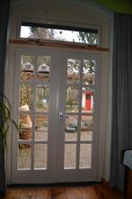 Houten tuindeur (HR++ glas)., Ophalen, Gebruikt, Deurkozijn, 150 tot 225 cm