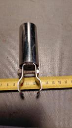 RVS vlaggenstok houder railing, Ophalen of Verzenden, Gebruikt, Dekbeslag, Zeilboot of Motorboot