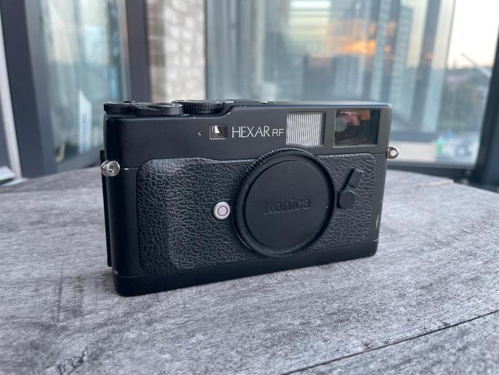 Konica Hexar RF, Audio, Tv en Foto, Fotocamera's Analoog, Zo goed als nieuw, Spiegelreflex, Konica, Ophalen of Verzenden