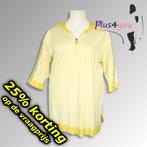 30157 Zgan Tuniek/trui No Secret mt 54  D29, Kleding | Dames, Grote Maten, Blouse of Tuniek, Geel, Ophalen of Verzenden, Zo goed als nieuw