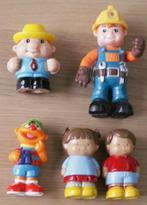 5 poppetjes figuren Bob de bouwer, Ernie, jongen, meisje vad, Ophalen of Verzenden, Nieuw
