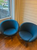 Twee blauwe stoelen, Huis en Inrichting, Stoelen, Ophalen, Gebruikt, Blauw, Twee