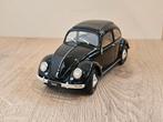 Volkswagen Kever, zwart 1950, Welly.  TOPMODEL, Ophalen of Verzenden, Zo goed als nieuw, Auto, Welly