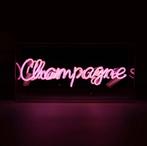 CHAMPAGNE neon verlichting lamp (roze), Nieuw, Ophalen of Verzenden, Glas