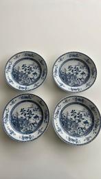 Antieke blauw witte Chinese borden 4x, Antiek en Kunst, Antiek | Wandborden en Tegels, Ophalen of Verzenden