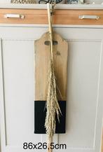 Grote decoratieve houten plank (86x26,5cm)met grote pluim, Huis en Inrichting, Ophalen, Zo goed als nieuw