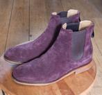 Clarks Paarse Suède Chelsea Boots, Kleding | Heren, Schoenen, Overige kleuren, Boots, Clarks, Ophalen of Verzenden