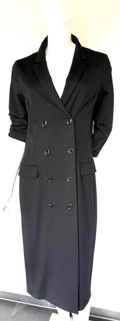 PIÙ & PIÙ BLAZER JURK, KLEUR ZWART, 42( NEW €289) NIEUW💖💖, Kleding | Dames, Jurken, Nieuw, Maat 42/44 (L), Zwart, Onder de knie