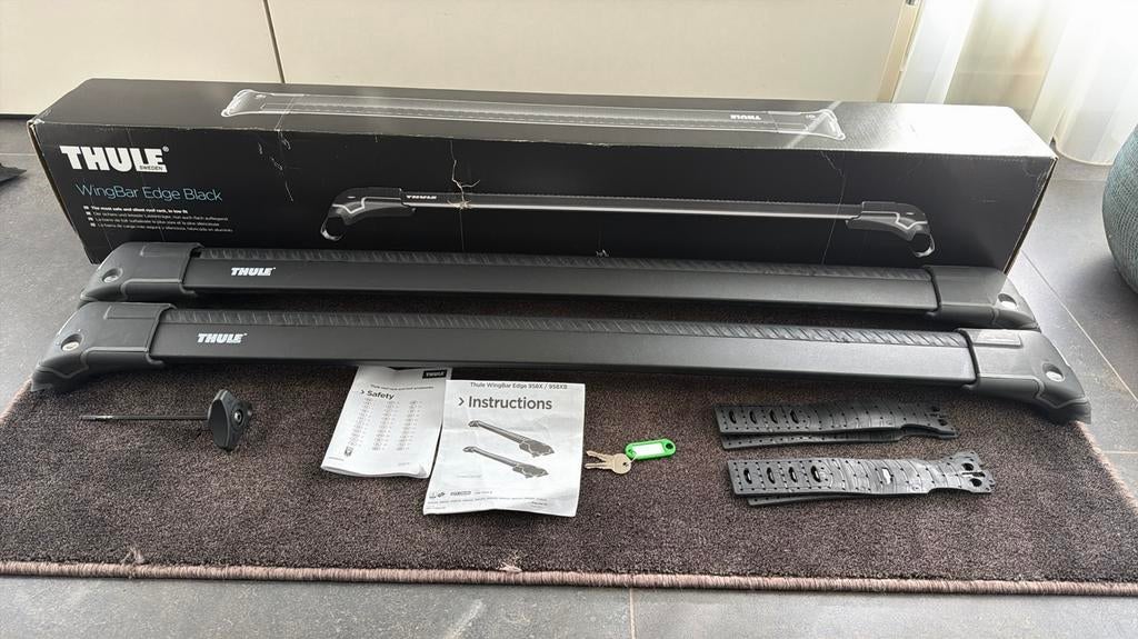 Thule Wingbar Edge Black 9583B dakdragers 958X/958XB, Auto diversen, Dakdragers, Ophalen, Zo goed als nieuw