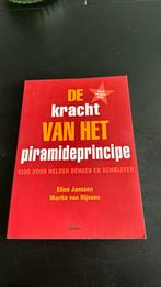 De kracht van het piramideprincipe 3e editie, Boeken, Ophalen of Verzenden, Zo goed als nieuw, Marita van Rijssen; Eline Janssen