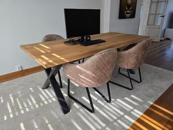 4x Eetkamerstoel Riviera Maison  Ritz Armchair Pellini Camel beschikbaar voor biedingen
