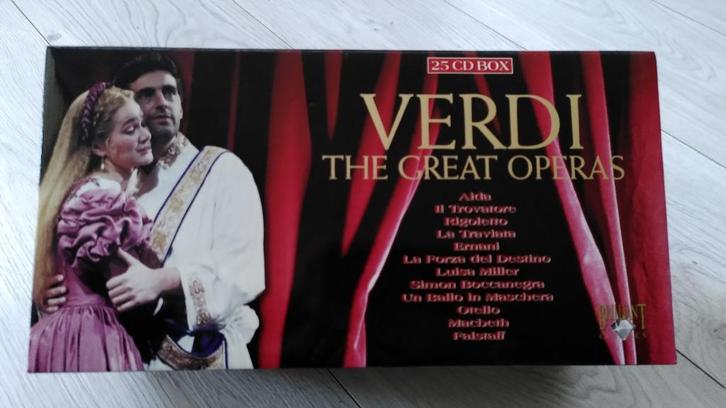 Verdi opera set, Cd's en Dvd's, Cd's | Klassiek, Zo goed als nieuw, Opera of Operette, Romantiek, Ophalen
