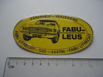 sticker oud OPEL oldtimer Fabu utrecht oldtimer kadett car beschikbaar voor biedingen