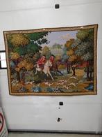Vintage wandtapijt (Gobelin) met klassiek jachttafereel, Ophalen of Verzenden