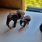 houten moeder met kind olifant uit Tanzania, Ophalen of Verzenden, Gebruikt, Beeldje of Figuurtje