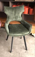 Nieuwe velvet stoel met stalen onderstel - Laatste!, Huis en Inrichting, Stoelen, Ophalen, ., Overige kleuren, .