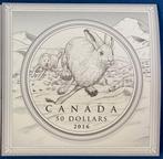 Canada - 50 Dollars 2016 - Sneeuwhaas, Verzenden, Noord-Amerika, Setje, Zilver