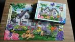 Ravensburger puzzel  1000 stukjes   Delphinium Cottage, Ophalen, 500 t/m 1500 stukjes, Zo goed als nieuw