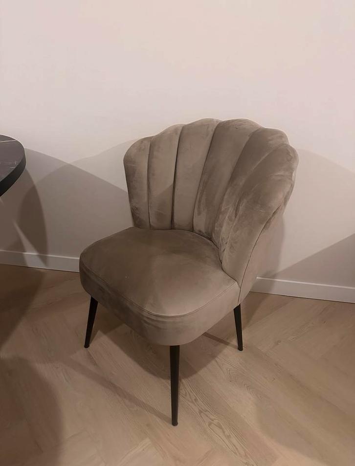 Set van 4 flower eetkamerstoelen, Huis en Inrichting, Stoelen, Zo goed als nieuw, Vier, Metaal, Ophalen of Verzenden