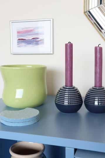 Kahler cono kandelaar blauw Deens design beschikbaar voor biedingen