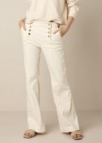 NIEUW Summum Blue Daze flared sailor jeans crème denim mt 38, Summum, Wit, Nieuw, Ophalen of Verzenden