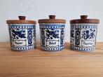 Set van 3 Delfts blauw peper, zout en paprika, Antiek en Kunst, Ophalen of Verzenden