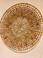 Ibiza Bohemian XL rotan rieten mand wanddecoratie, Huis en Inrichting, Ophalen, Mand, Rond, Zo goed als nieuw