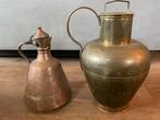 2x vintage kan, Antiek en Kunst, Antiek | Koper en Brons, Ophalen of Verzenden, Koper