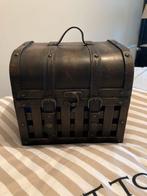 Brocante houten koffertje, Ophalen, Zo goed als nieuw, 50 tot 100 cm, Minder dan 50 cm