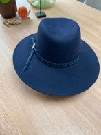 Dameshoed donkerblauw, Ophalen of Verzenden, Gedragen, 56 of 57 cm (M, 7 of 7⅛ inch), Hoed