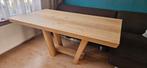 Massief eiken eettafel, Huis en Inrichting, Tafels | Salontafels, Ophalen, Eikenhout, 50 tot 100 cm, Zo goed als nieuw