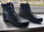 Lederen gevoerde boots maat 40, Zwart, Boots, Nieuw, Ophalen of Verzenden
