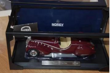 1:18 Peugeot 302 Darl Mat roadster darkred ltd400 Norev WRH beschikbaar voor biedingen