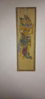 schilderij uit Bali op stof € 50,00, Antiek en Kunst, Kunst | Niet-Westerse kunst, Ophalen